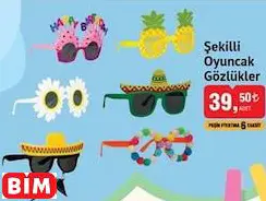ŞEKİLLİ OYUNCAK GÖZLÜKLER ŞEKİLLİ OYUNCAK GÖZLÜKLER